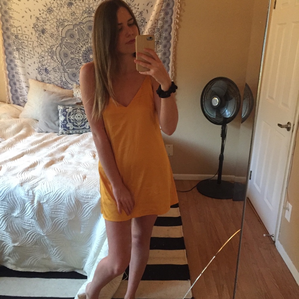 Cute satin dress